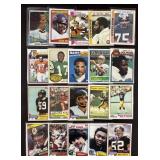 (20) Vintage Star Football Cards