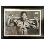 1990 Black & White Bo (Bat & Pads) Card