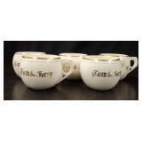 (5) Vintage Tom & Jerry Punch Mugs