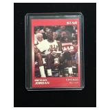 RARE 1990 Michael Jordan Star Ad Card