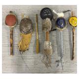 (4) Native Style Turtle Shell Macarenas & Other