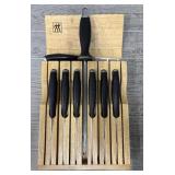 (8)Pc JA Henckels Gourmet Silver Cap Steak Knives
