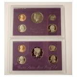 1986 & 1991 United States Proof Sets