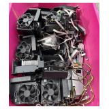 (23) Power Supplies, (28) Fans, (13) USB Panels