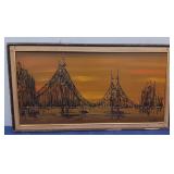 Signed Painting In Frame