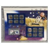 1971 Apollo 15 Coin/Stamp Set