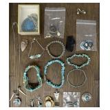 Native Jewelry & Arrowhead Lot