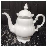 White Ceramic Tea Container