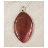 Rainbow Dragon Veins Agate Gemstone Necklace