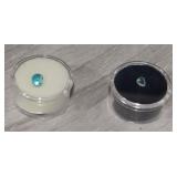 (2) Natural Gemstones