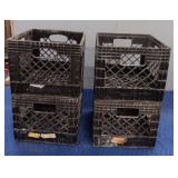 (4) Milk Crates