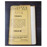 1930 Lewis County WA Metsker's Map