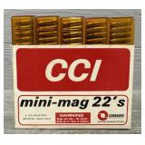 (400) Rounds of CCI Mini Mag 22s Shells
