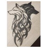 Metal Wolf Cut Out