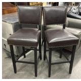 (2) Upholstered Barstools