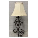 Wrought Iron Table Lamp w/ Shade