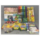 Assortment if Kids Art Supplies and More