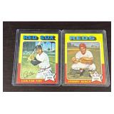 1975 Topps Bench & Fisk Baseball Cards