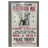 Vintage Fleetwood Mac Concert Poster