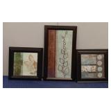 (3) Prints In Frames