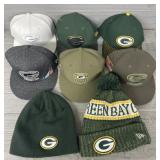 Assortment of Green Bay Packers Hats