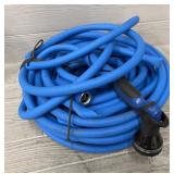 Blue Garden Hose & Nozzle