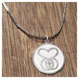 Sterling Silver Pendant w/ Chain