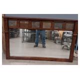 Large Old Wood Mirror
