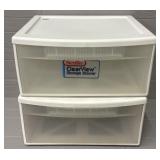 (2) Sterilite 45Quart Storage Drawers