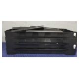 Dismantled Plastic 4-Tier Storage Shelf