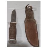 Vintage Schrade Fixed Blade knife With Sheath