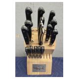 Wolfgang Puck Knife Set w/ Block