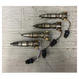 (4) Diesel Fuel Injectors- Cores