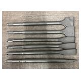 (6) Rotary Hammer Drill Chisel Bits