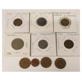 (9) German Coins
