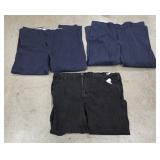 (2) Blue Mens Slacks & (1) Black Jeans