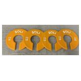 (4) SOLI 7.5lb Circular Weights