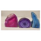 (3) Agate Pieces