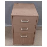 3-Drawer File Cabinet
