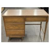 Vintage 4-Drawer Wooden Desk