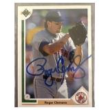 Roger Clemens Autographed Card