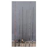 Variety of Fishing Rods & Reels