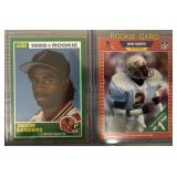 (2) 1989 Deion Sanders Rookie Cards