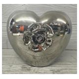Pier 1 Metal Heart Vase