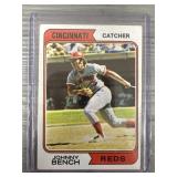 1974 Topps Johnny Bench #10 Card