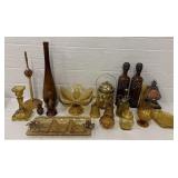 Amber Glass & Other Pieces
