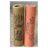 (2) Rolls of Unsearched Pennies