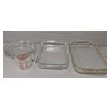 Variety of Pyrex Dishes