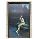 Framed Indian Maiden Print