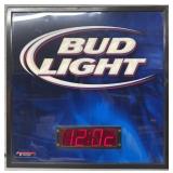 Bud Light Clock Sign